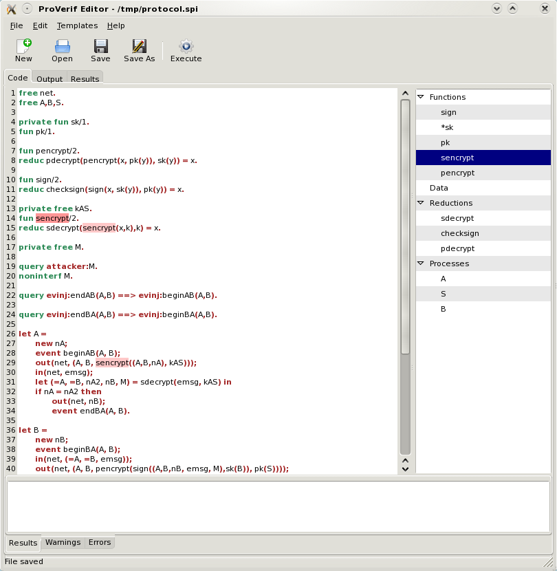 Screenshot of index